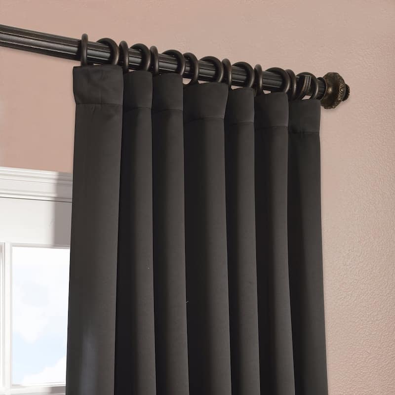 Exclusive Fabrics Extra Wide Room Darkening 108-inch Curtain (1 Panel)