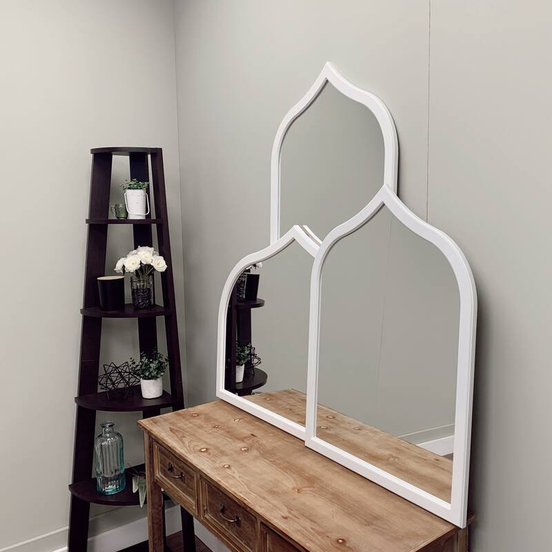Mifflin Framed Vanity Mirror - Teardrop Cathedral - 24.4x32.4