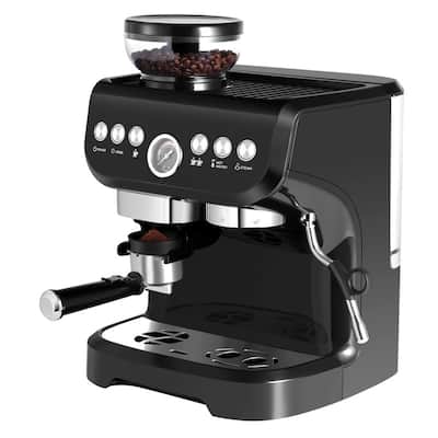 Xppliance 10 Cup Drip Espresso Machine Coffee Maker with Build in grinder
