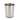 Bath Bliss Silver Stainless Steel Trash Can - 7.7" x 9.6"