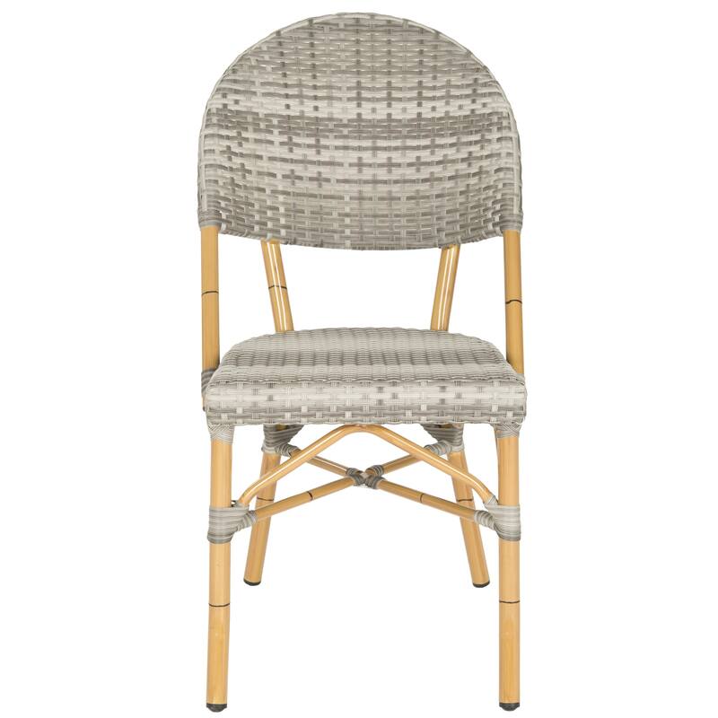 SAFAVIEH Noretta Indoor/ Outdoor Stackable Dining Chair (Set of 2) - 18Wx22Dx35H