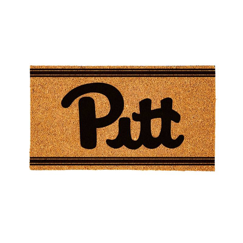 University of Pittsburgh PVC Door Mat - Black