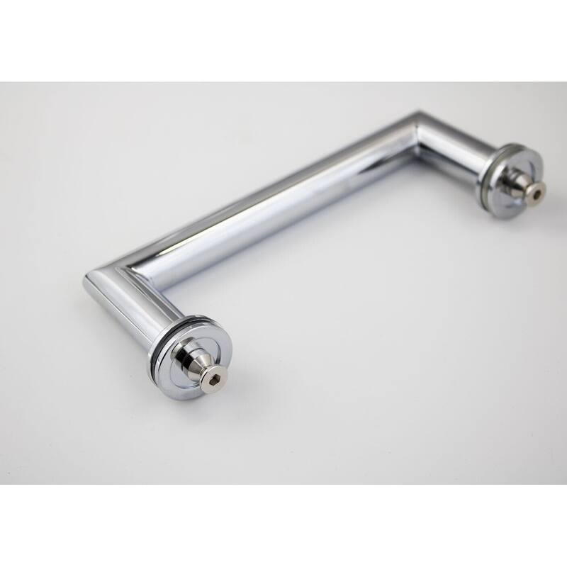 CEL 6"x 6" Mitered Corner Back to Back Shower Door Pull Handles