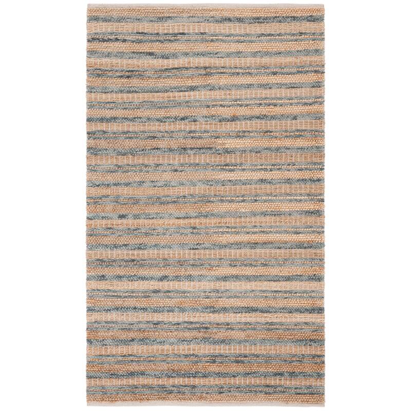 SAFAVIEH Handmade Natura Erella Transitional Wool Rug - 6' x 9' - Natural/Beige