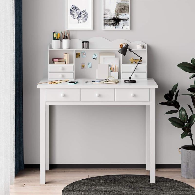 Computer Desk Home Office Desk Writing Desk 7 Drawers