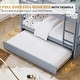 preview thumbnail 28 of 28, Ouyessir Full Over Full Bunk Bed with Trundle