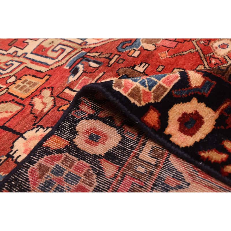 ECARPETGALLERY Hand-knotted Andelz Red Wool Rug - 5'7 x 8'8