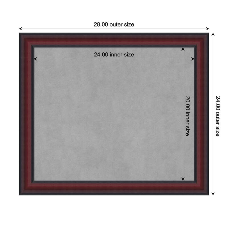 Amanti Art Dalat Black Framed - 28 x 24 in - Dalat Cherry