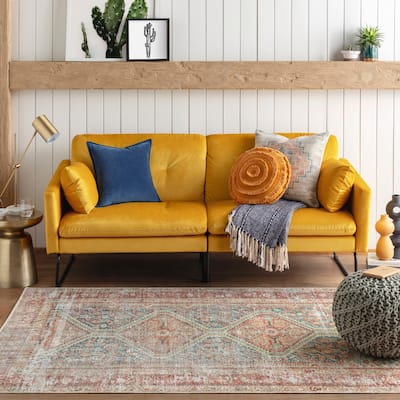 Mr. Kate Hilo Distressed Vintage Washable Area Rug