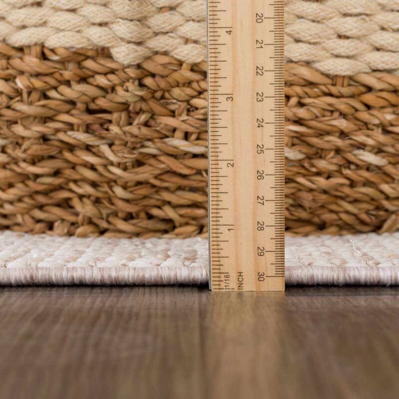 Hauteloom Gowan Hallway, Kitchen Runner Rug - Rose Cream, Nutmeg, Driftwood - 2'7" x 7'3"