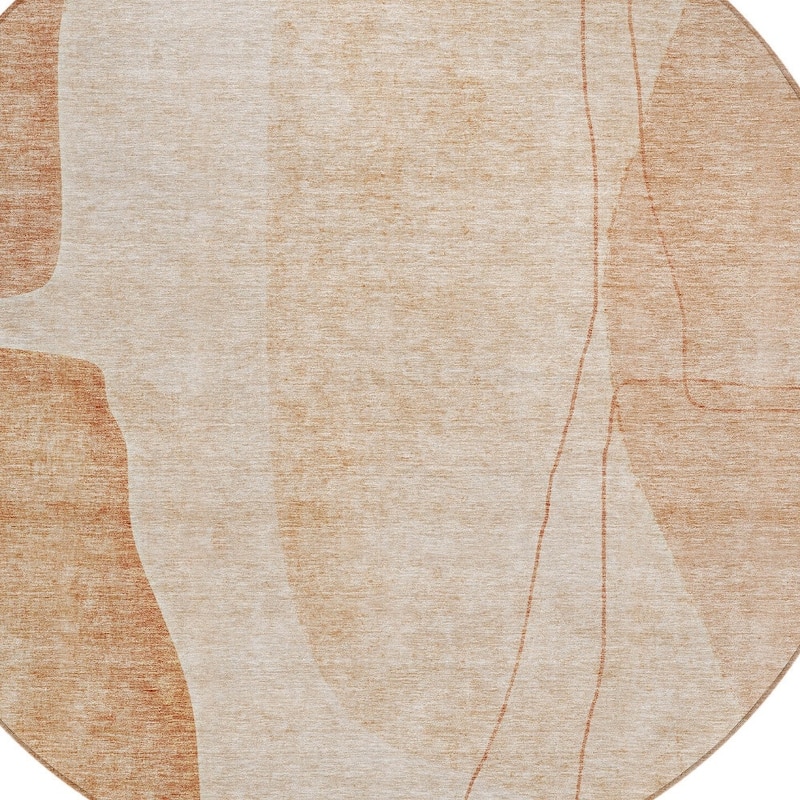 HomeRoots Abstract Transitional Rectangle Outdoor Rug