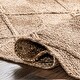 preview thumbnail 9 of 7, Nuloom Mahalia Raised Diamond Jute Area Rug
