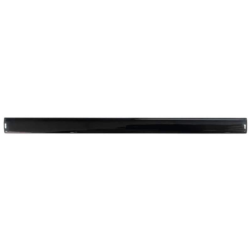 Merola Tile Nero Listelo 3/8" x 5-7/8" Ceramic Wall Trim - (1 Tile) - (1 Tile)