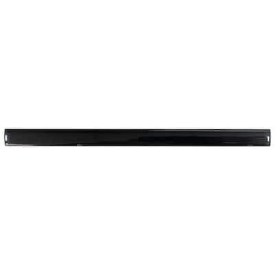 Merola Tile Nero Listelo 3/8" x 5-7/8" Ceramic Wall Trim - (1 Tile)
