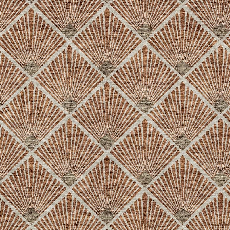 HomeRoots Geometric Transitional Rectangle Outdoor Rug