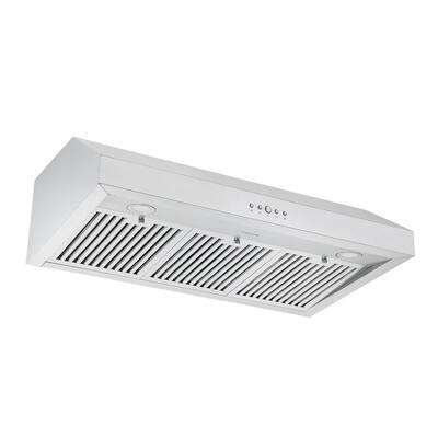 Ancona 36" 440 CFM Ducted Range Hood in Stainless Steel