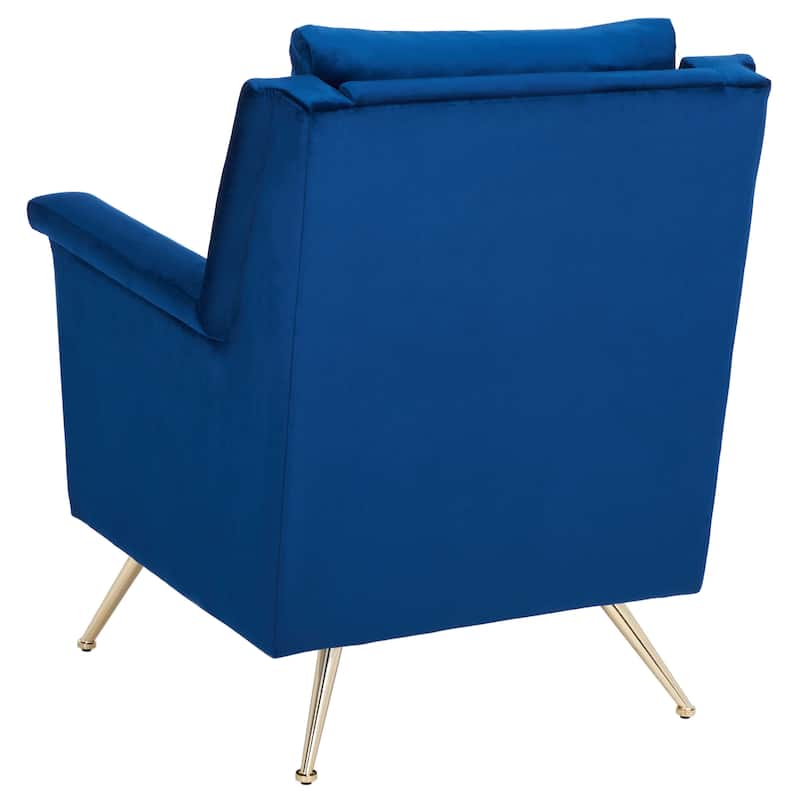 SAFAVIEH Emeline Mid Century Arm Chair - 28.3" W x 28.7" L x 33.9" H - 28Wx29Dx34H