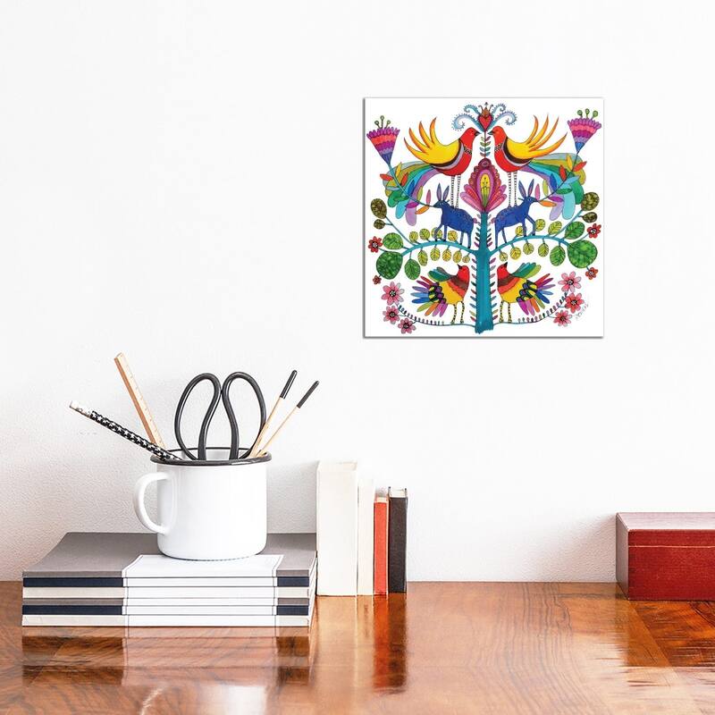 iCanvas "Otomi Love" by Sylvie Demers Canvas Print - 12x12x1.5