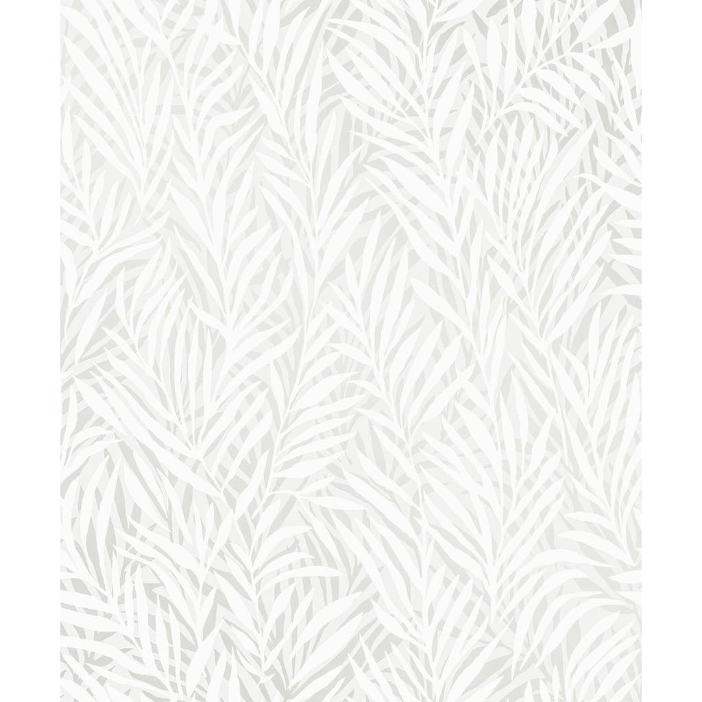 Advantage Holzer White Fern Wallpaper