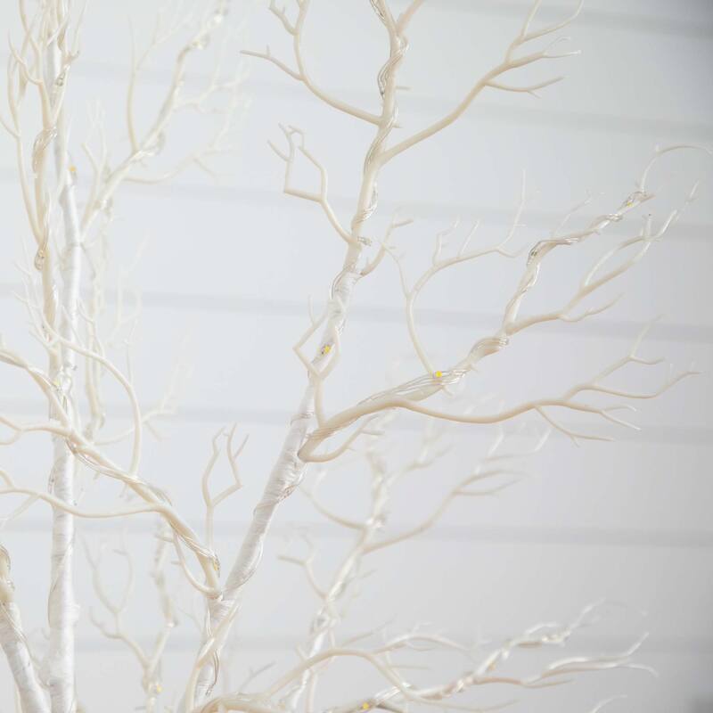 Pre-Lit Twig Artificial Christmas Tree - 4' - Warm White LED Lights