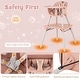 preview thumbnail 28 of 42, Babyjoy 4 in 1 Baby High Chair Convertible Toddler Table Chair Set - See Details