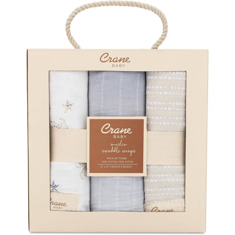 Crane Baby Swaddle Wraps Pack