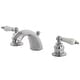 preview thumbnail 11 of 15, Kingston Brass Victorian Mini-Widespread Bathroom Faucet with Pop-Up Polished Chrome