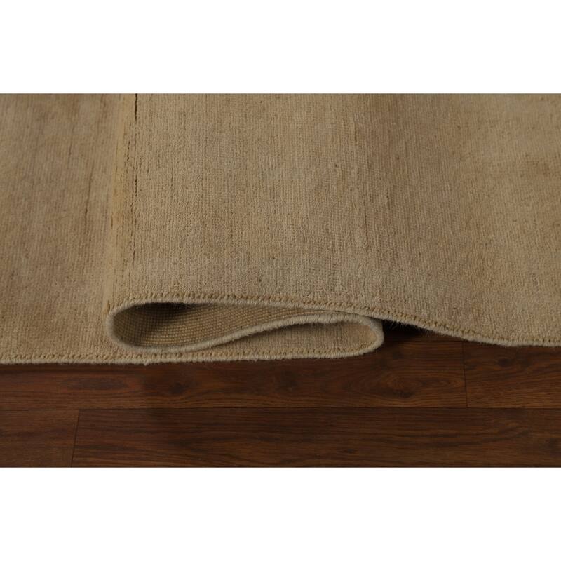 Modern Gabbeh Oriental Area Rug Hand-Knotted Wool Carpet - 6'6" x 9'7"