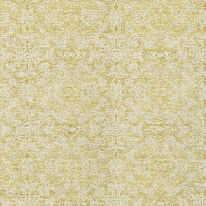 HomeRoots Medallion Transitional Rectangle Outdoor Rug