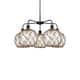 Option Matte Black / Clear Glass with Brown Rope