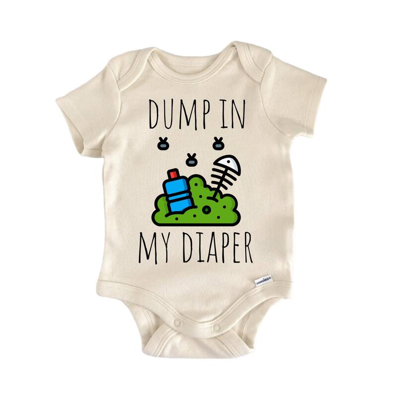 Garbage Dump Sanitation - Baby Bodysuit - White - 6-9M