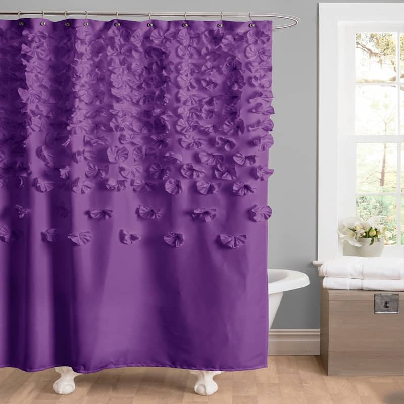 The Gray Barn Dogwood Ivory Shower Curtain