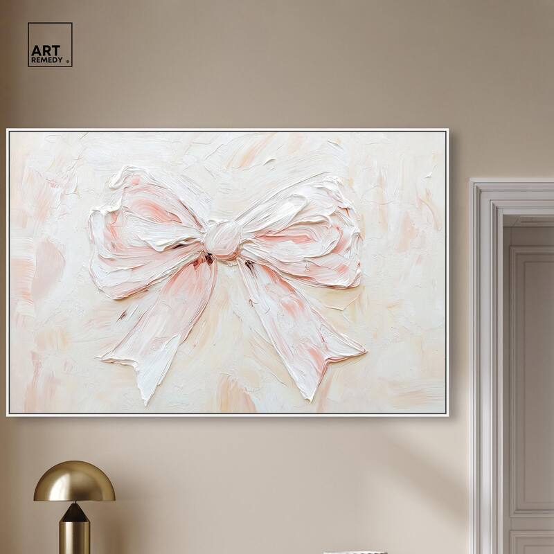 Relief Ribbons Canvas by Art Remedy