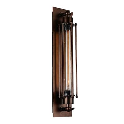 Kiera 1 Light Wall Sconce With Chocolate Finish