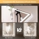 preview thumbnail 32 of 61, LED Bathroom Vanity Mirror Wall Mounted with Double Light Strip, 3-Color Dimmable, Anti-Fog, HD Tempered Glass, UL-Listed, ETL