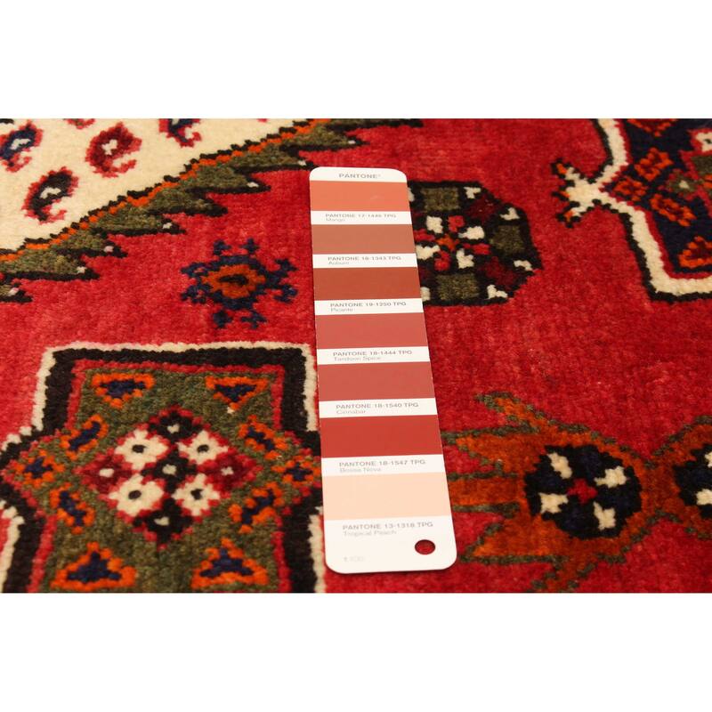 ECARPETGALLERY Hand-knotted Anadol Red Wool Rug - 5'1 x 6'11