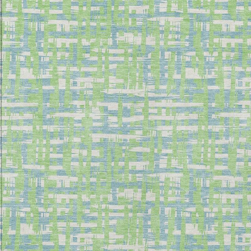 HomeRoots Abstract Transitional Rectangle Outdoor Rug