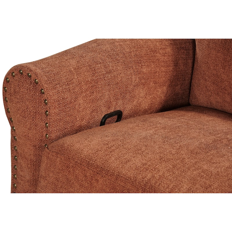 Heido 360 Degree Swivel Glider Manual Recliner Leisure Sofa Chair