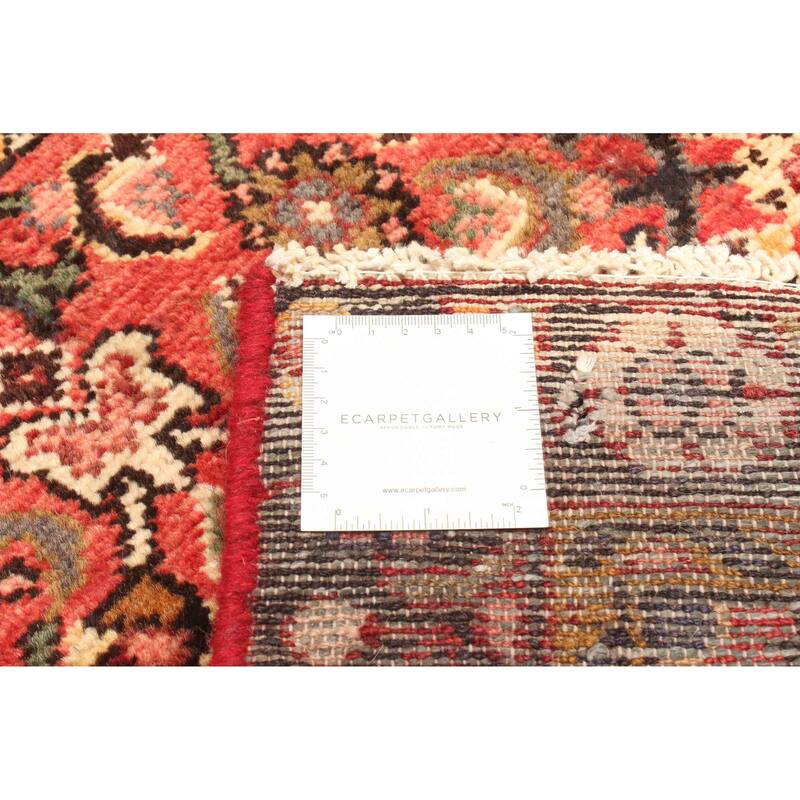 ECARPETGALLERY Hand-knotted Andelz Red Wool Rug - 3'7 x 9'9