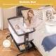 preview thumbnail 21 of 19, Costway Baby Bassinet Bedside Sleeper with 6-Level Adjustable Height - See Details