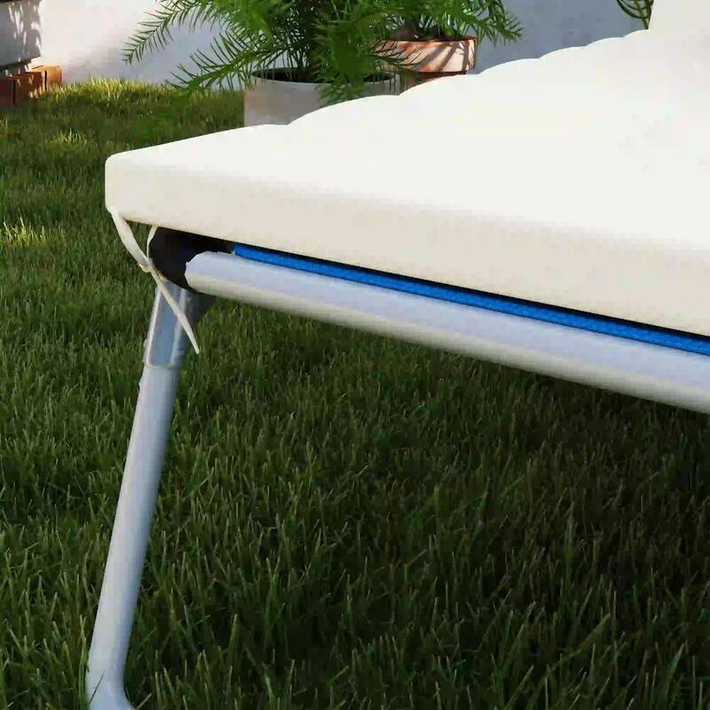80" x 26" Foldable Lounge Chair Cushions Set of 2, Outdoor UPF50