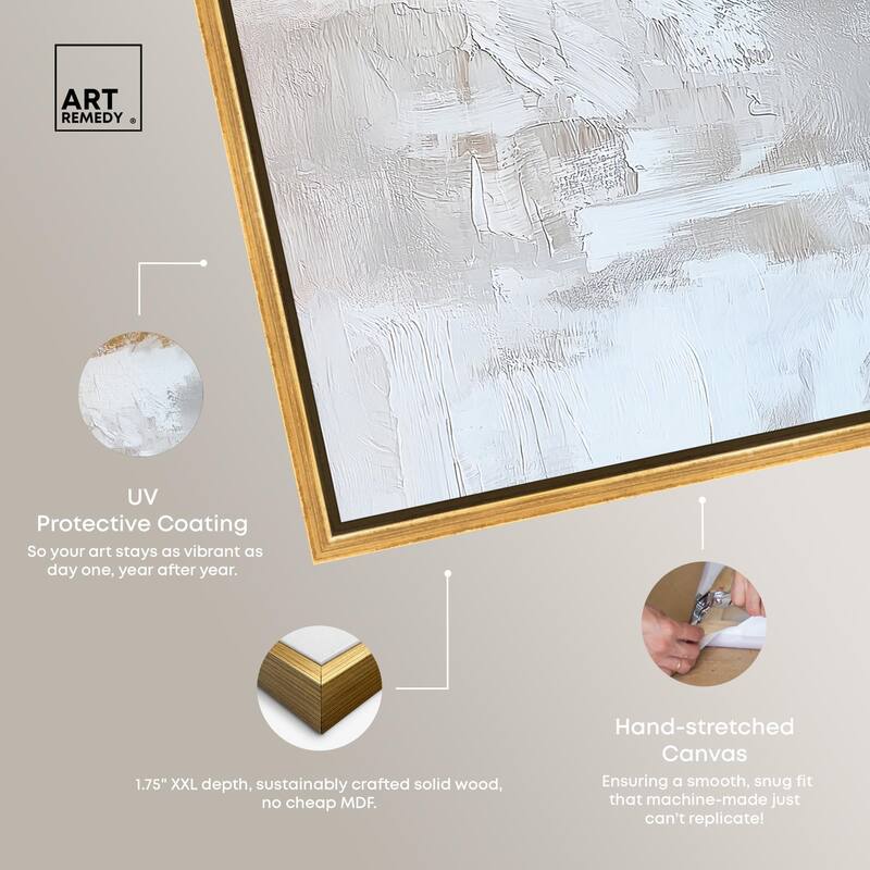 Golden Glaze I Canvas Set of 2 by Art Remedy