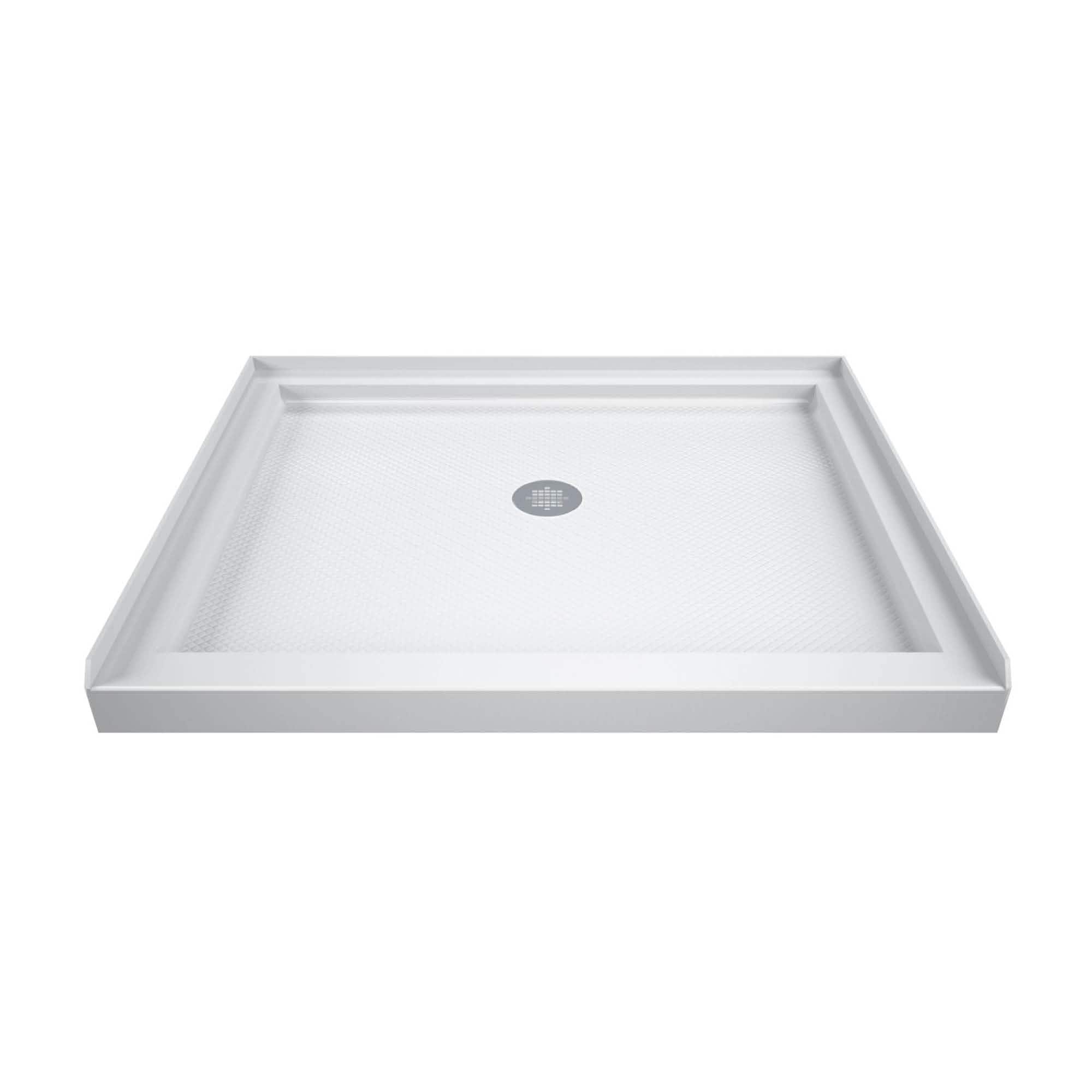 DreamLine SlimLine 42 in. D x 42 in. W x 2 3/4 in. H Single Threshold Shower Base - 42" x 42"