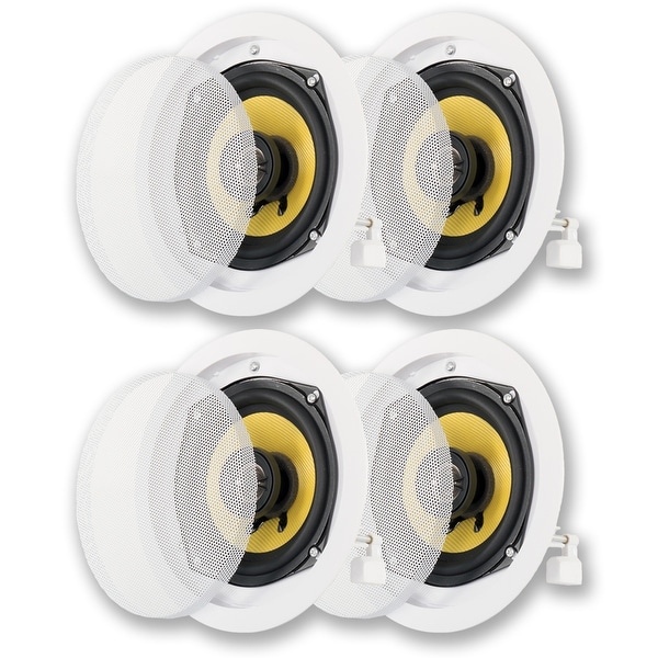 Acoustic Audio HD-5 Flush Mount In Ceiling Speakers Home ...
