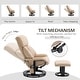 preview thumbnail 5 of 9, Massage Recliner Chair with Ottoman, 360 Swivel Recliner and Footstool