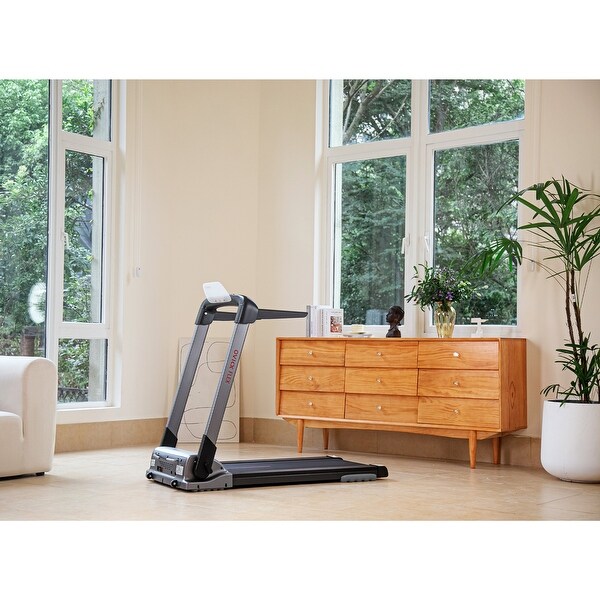 OVICX C100 Portable Foldable Home Treadmill w/ Bluetooth & Fitness