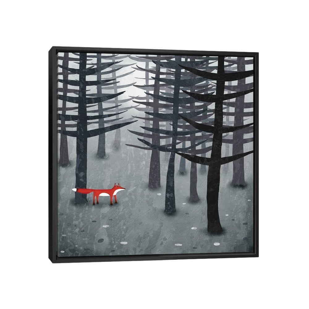 iCanvas "The F0x And The Forest" by Nic Squirrell Framed Canvas Print