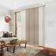 preview thumbnail 28 of 30, CHICOLOGY Adjustable Sliding Panels, 4-Rail Track, Light Filtering