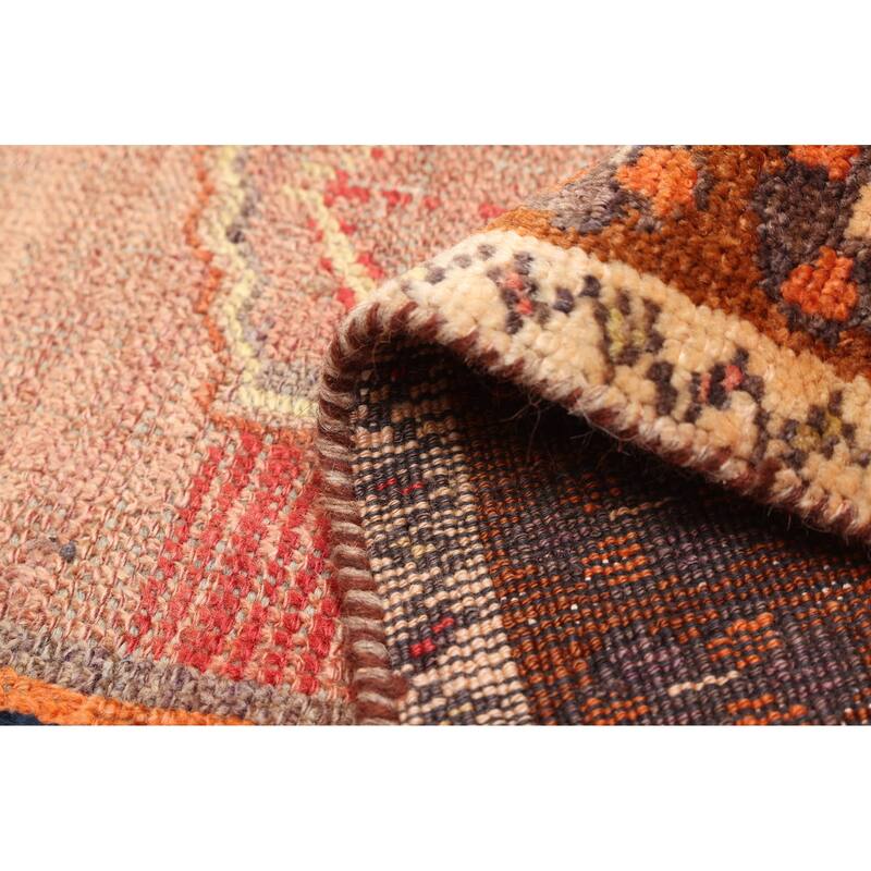 ECARPETGALLERY Hand-knotted Melis Vintage Copper Wool Rug - 4'7 x 8'6