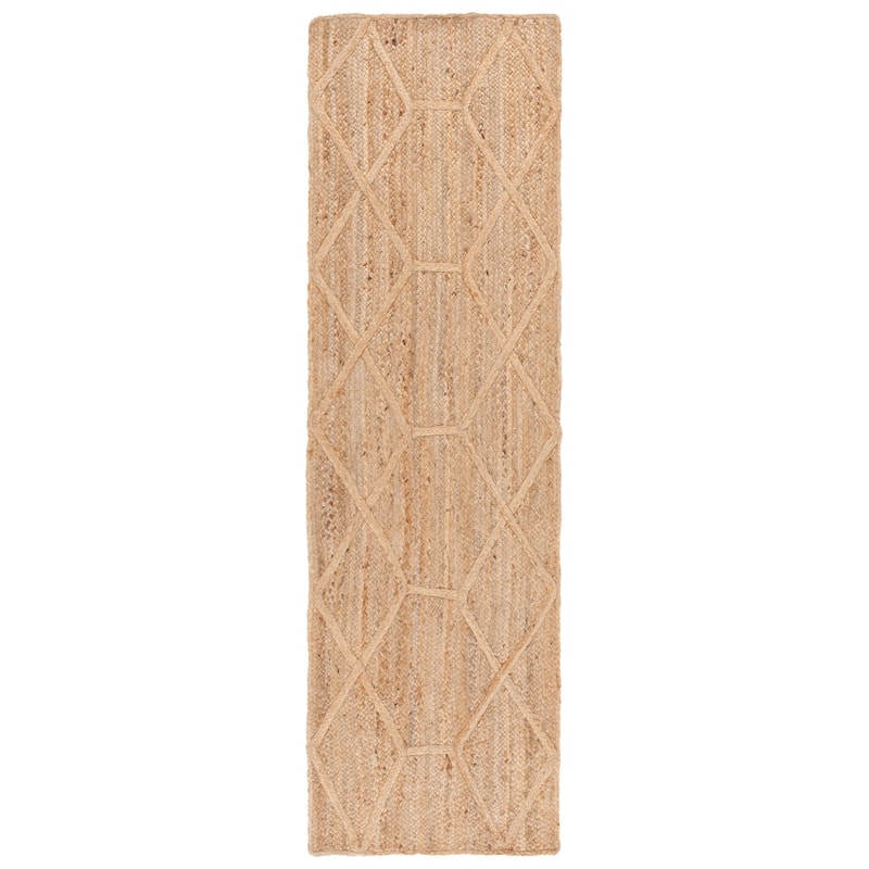 SAFAVIEH Flatweave Natural Annalies Fiber Farmhouse Jute Rug - 2'3" x 8' Runner - Natural